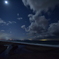 袰部川河口夜景