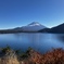 本栖湖からの富士山