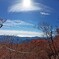 迷岳と晩秋の空