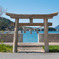 海と鳥居 弓削島_大森神社