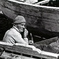 「魚網繕う老漁師」　Italy1973　(44)