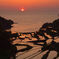 玄海灘の夕日(自宅編集版)