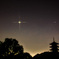 五重塔と金星