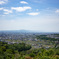 芥川山城本丸より飯盛山生駒山方面（大阪府高槻市）