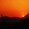筑波山の夕焼け