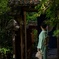 森の中のカフェ