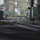 工場脇の線路