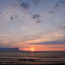 蘭島海岸の夕日　その１