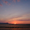 蘭島海岸の夕日　その４