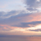 淡い夕焼け
