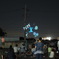 夏の夜空に浮かぶ