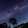天の川と流れ星