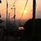 夕日