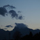 甲斐駒ヶ岳と雲