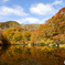 紅葉の鶴間池