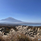 山中湖パノラマ台からの見る富士山