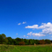 Blue sky of meadow