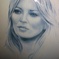 Hideo Ishihara 1994 Kate Moss Sketch