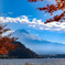 憧れていた写真　富士山と湖と紅葉