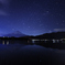 星と富士山