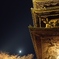 月夜に黄金に輝く東寺五重塔