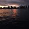 夕暮れの東京湾