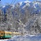 富山地鉄の冬