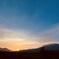 岩手山と夕陽