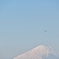 富士山上空通過