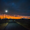 夕暮れの散歩道