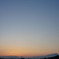 夕暮れに浮かぶ岩手山