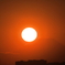 富士山に沈む夕陽①