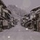 八尾 諏訪町本通りの雪景色(速報版)