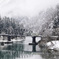 山靄白く３月の冬