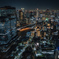 梅田スカイビル展望台から眺める大阪の夜景