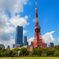 東京タワーと麻布台ヒルズ
