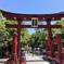 Torii gate of Kihi Jingu Shrine
