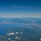 伊豆半島上空からの富士
