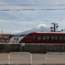 河口湖駅と富士山を眺望！