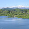 飯豊連峰と白川湖