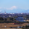 小湊鉄道　富士山風景