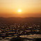 夕焼けの砺波平野