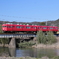 可児川を渡る電車