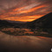 棚田の夕景