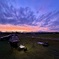 ソロキャン夕景