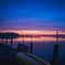 印旛沼の夜明け