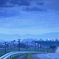 雨と雲の町