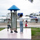 play on the playground equipment