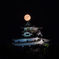 昨日の月城