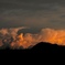  不安な夕景